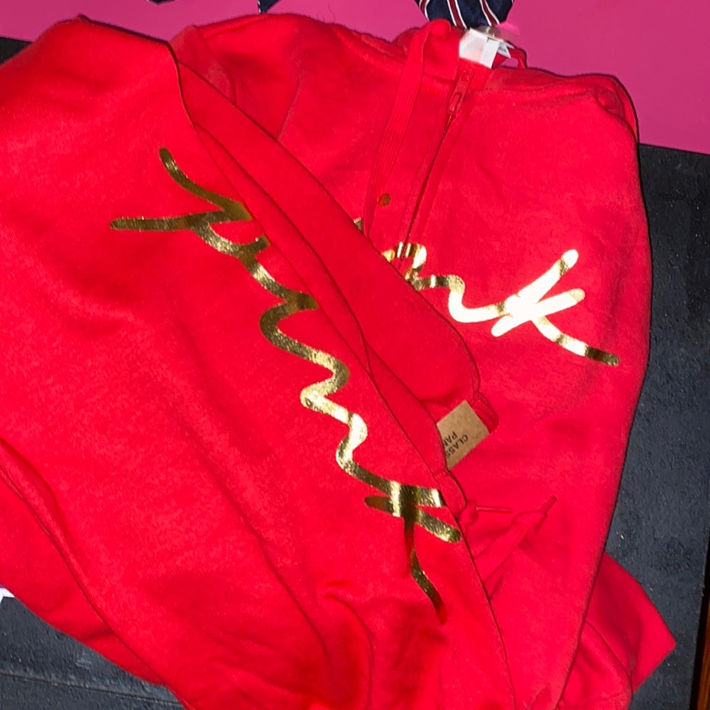 Pink sweatsuit